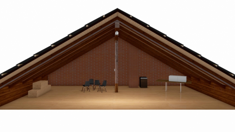 Asbesthaus - Dachboden Asbesthaus - Dachboden